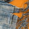 Used Stall, muffler, scarf, bandana, indigo dye, tie-dye