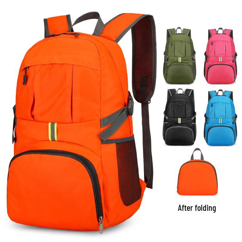 Unisex Lightweight Foldable Hiking Backpack - Large Capacity with Custom Print