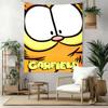 Garfield S Playful Adventure Wall Decor Tapestry Art For Pet Memorial Birthdaywedding Party Backdrop Family Gift
