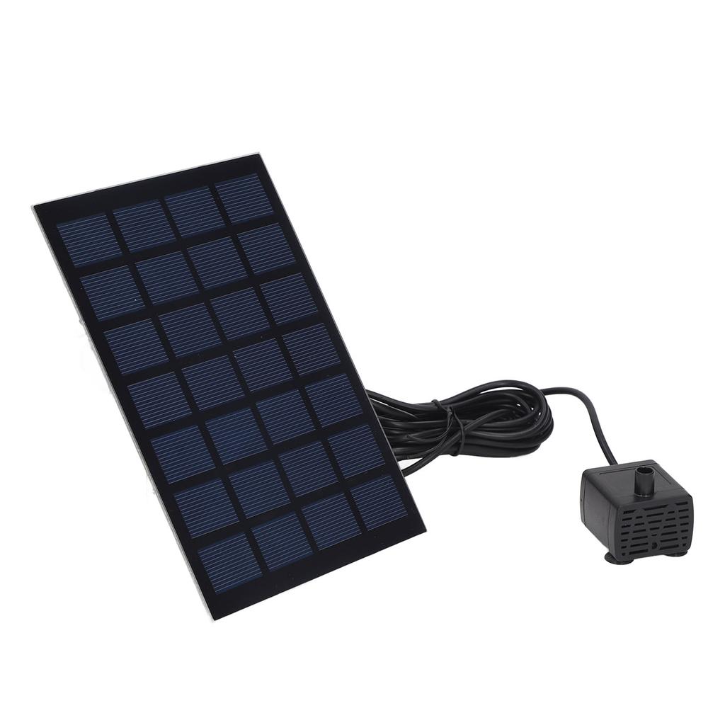 Solar Fountain Pump Direct Drive 6 Nozzles Low Power Consumption Solar Floating Fountain for Garden 7V