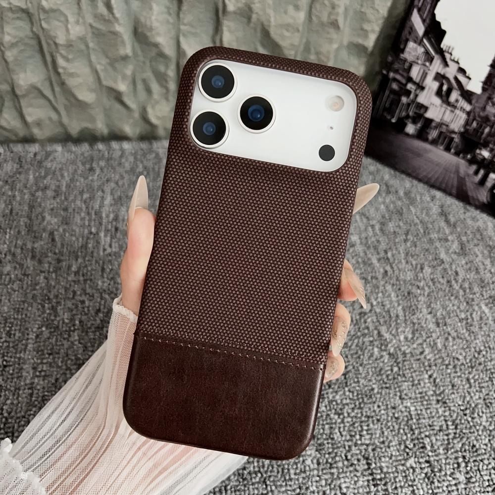 Business Skin Feel Leather for Magsafe Case for IPhone 16 15 14 Plus 13 12 17 Pro Max Air Ultra Thin Magnetic Frameless Cover