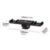 Double Cold Shoe Mount Extension Bar Aluminum Brackets for DSLR Camera Accessories Microphone LED Light Mounting