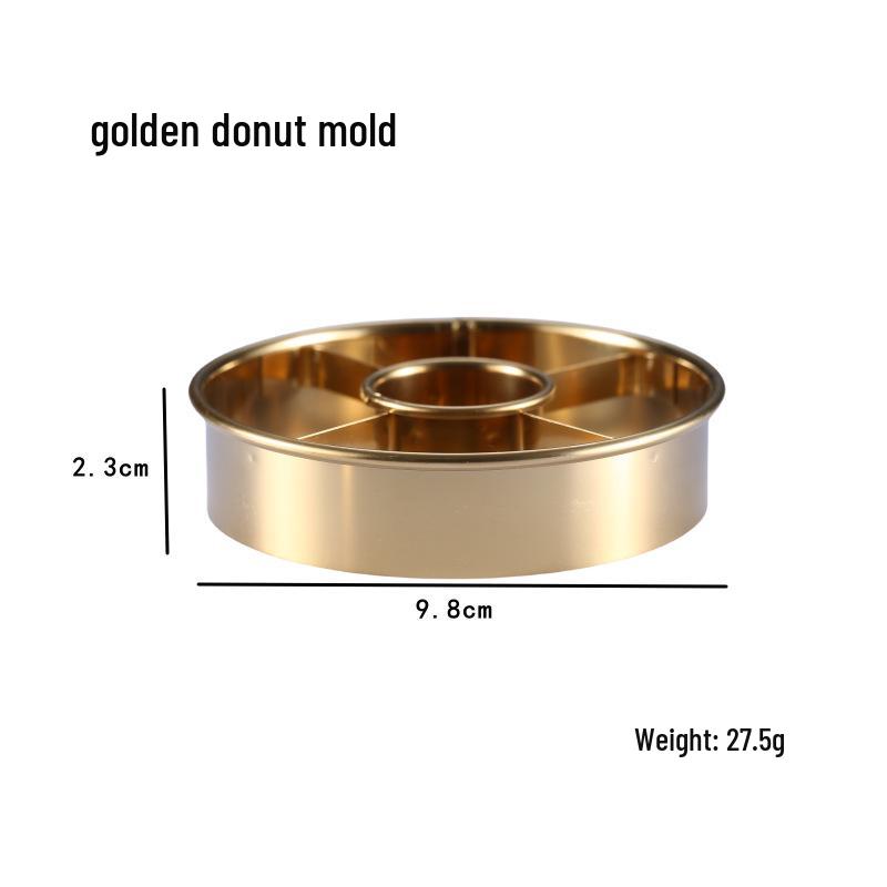 Moule Multifonctionnel en Acier Inoxydable 430 pour Mousse & Beignets Outil de Cuisson pour Gâteaux
