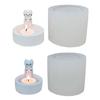 Silicone Moulds Animal Candlestick Resins Molds Cute Cat Candle Holder Silicone Molds DIY Concrete Molds Castings Mould