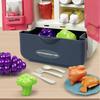 Plastic Playing House Kitchen Toy Microwave Simulation Rice Cooker Funny Baking Playset  Gift