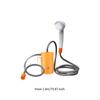 Compact Outdoor Shower System with Adjustable Water Flow for Camping And Hiking