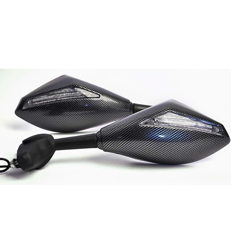 Motorcycle Rear Mirror LED Turn Signals for GSXR 600, 750, 1000, 1100, GSX1300R, Hayabusa, GSF 1200