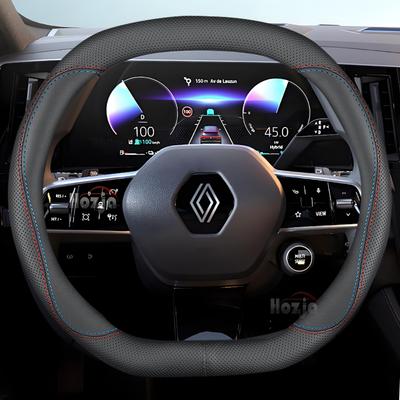 Bőr Kormánykerék Borítás Renault Megane R5 Megane E-Tech EV60 2024 2025-höz Csúszásmentes Autó Belső Kiegészítők