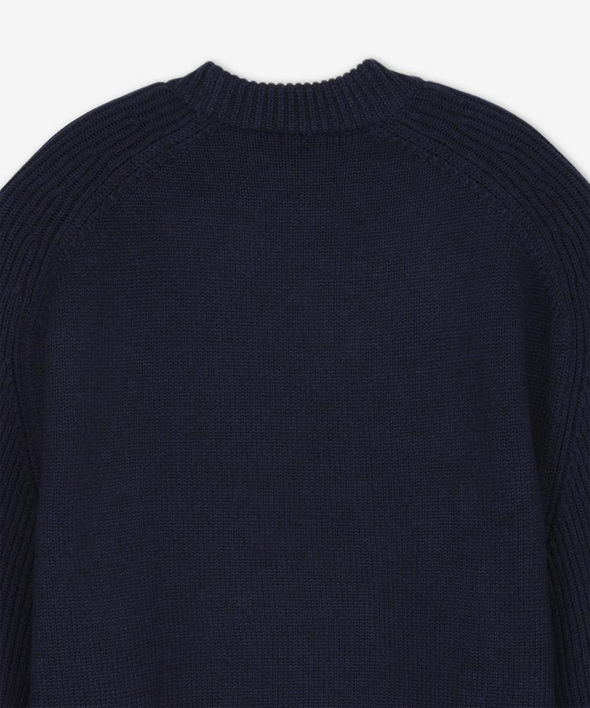Seutyudionikolseun Jeans 5Gg Crew Neck Knit - Navy Marl / Jeansnm1095Navymarl