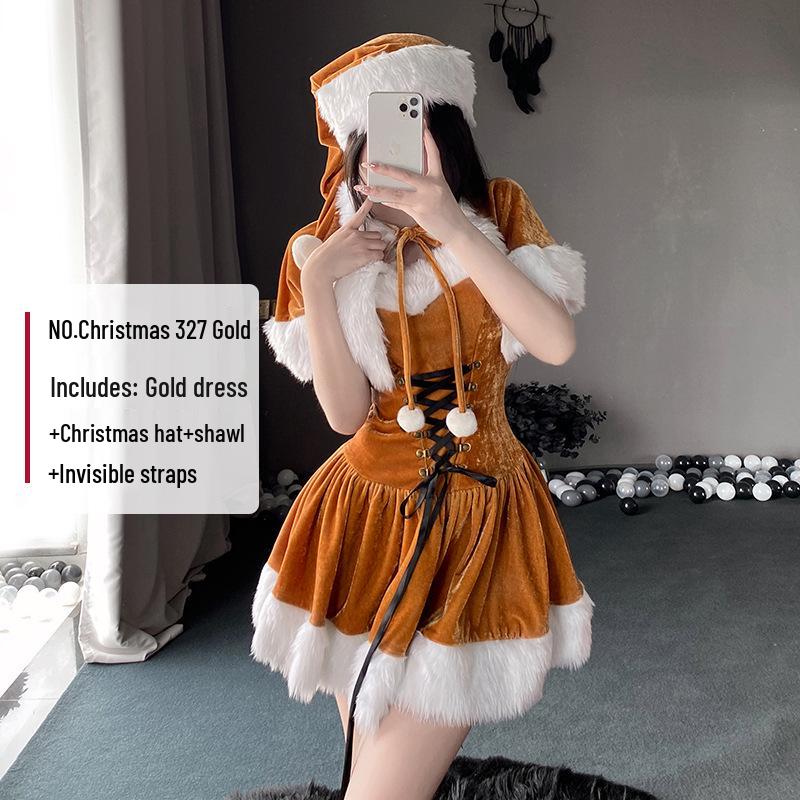 2025 Weihnachten Pailletten Schleife Neckholder Trägerlos Bodycon Mini Kleid