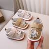 Squeaky First Walkers for Babies 0-2 Years Soft-Soled Unisex Infant Shoes with Sound for Baby Casual Wear with Cartoon