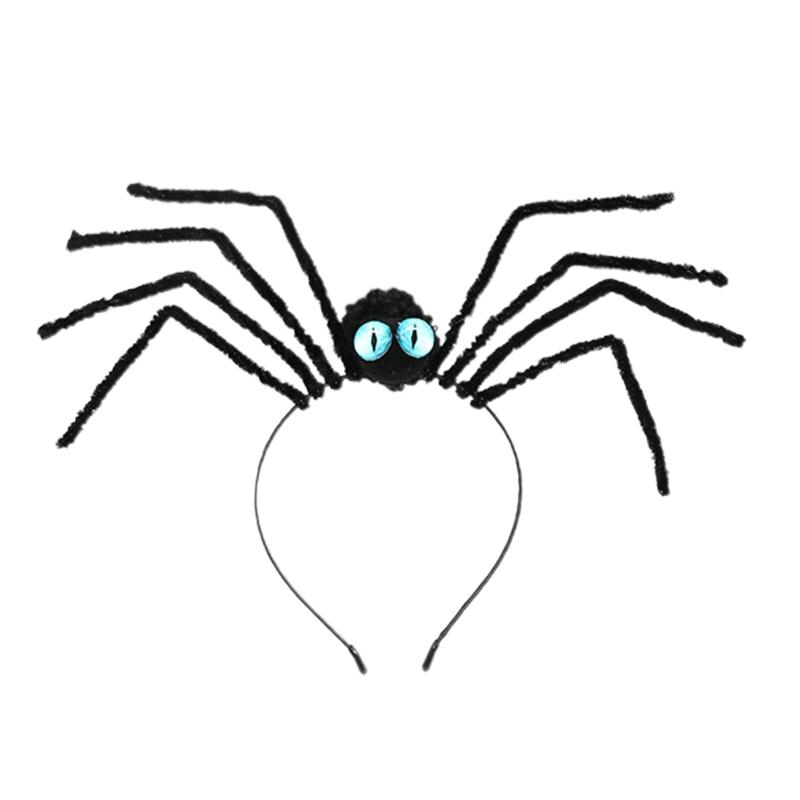 Spider Headband Halloween Goth Headband Halloween Tiara Hair Hoop Photo Shoot Hairbands Women Gothic Hair Accessories