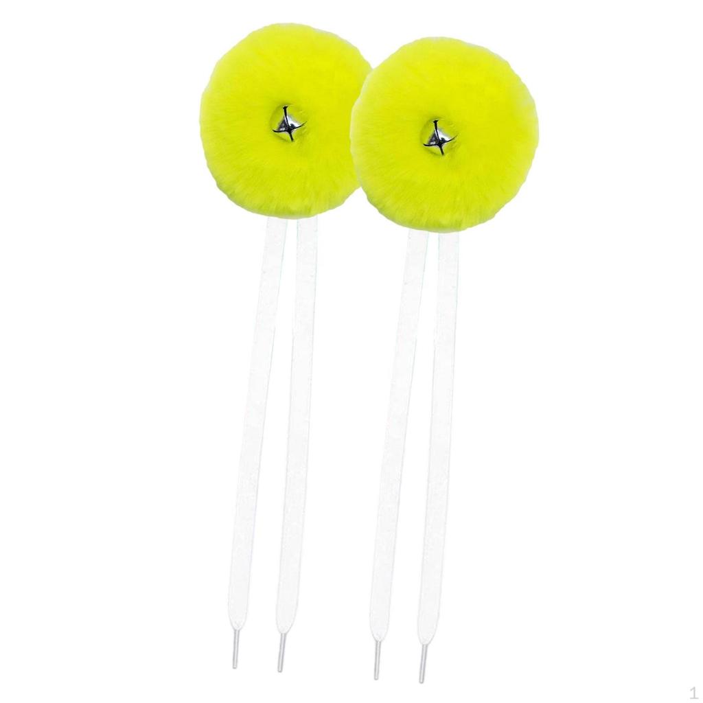 2 Pieces Kids Skates Laces Balls with Bells for Outdoor Activities Roller
