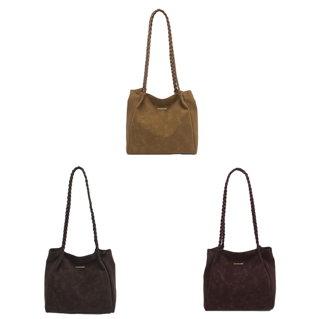 Fashionable Street Style Bag With Double Shoulder Straps And Top Zipper For School