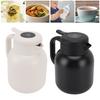 Insulated Teapot Vacuum Insulated Tea Pot Stainless Steel Infuser Temperature Digital Display Leak Proof 1500ml for Beverage