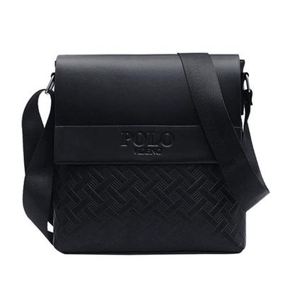 Borsa da ufficio in pelle per uomo, borsa a tracolla da lavoro, borsa a tracolla quadrata verticale, forma maschile