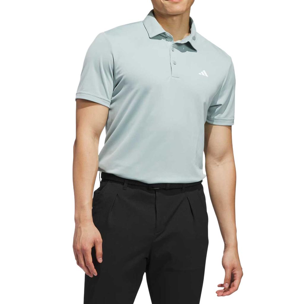 adidas Performance Solid Color Knitted Polo Golf Shirt Men Tops JY5477