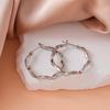 Stylish Spicy Girl Hoop Earrings: Versatile, High-End, Large Hoops to Enhance and Slim Your Face.