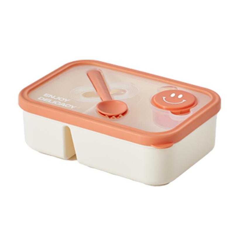 

Портативный ланч-бокс Bento, контейнер для хранения продуктов с вилкой, ложкой, школьным офисным обедом, фруктовым ланч-боксом для пикника, кемпинга