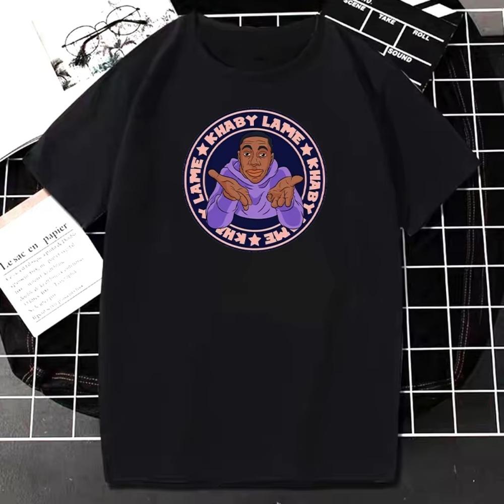 Life Is Simple Khaby Lame TShirt Funn Cartoon Graphic Tops Women Men Fashion Streetwear Aesthetic Unique Hipster Tee Ropa Hombre