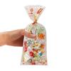 Favors Transparent Santa Claus Christmas Candy Bags Cookies Storage Baking Packaging Cellophane