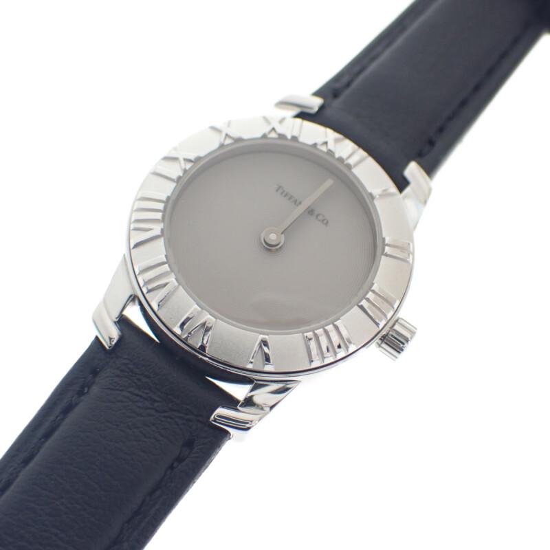 TIFFANY&Co.  Uhren grau Silber925 Damen graues Zifferblatt