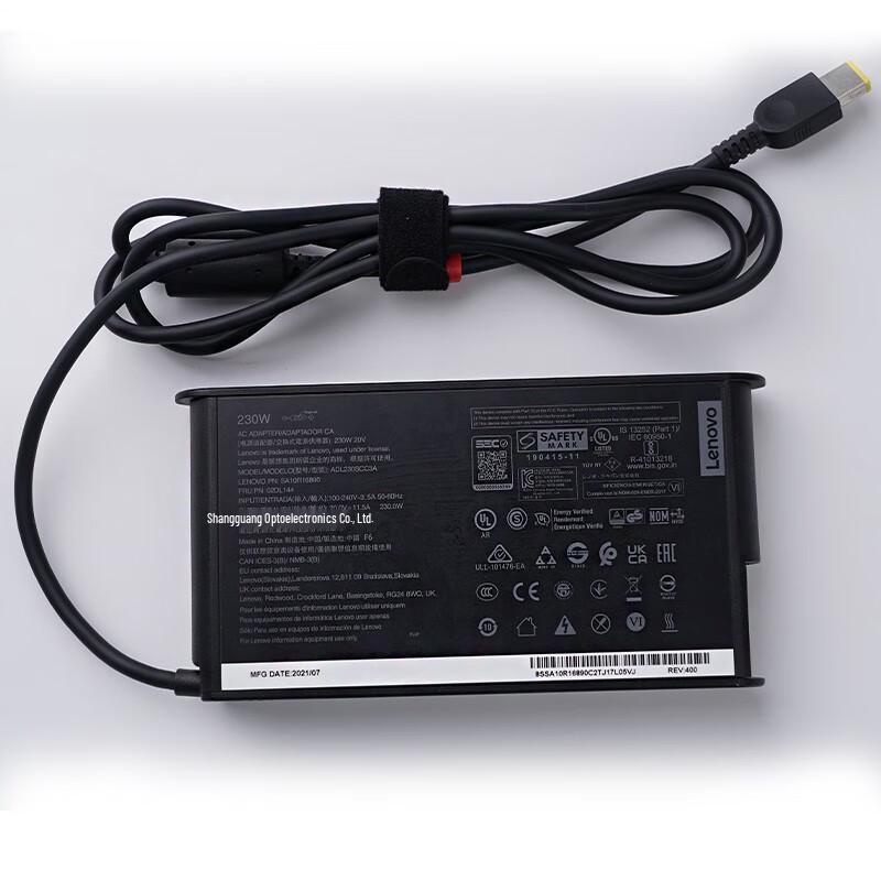 Lenovo 230W Square Port Laptop Power Adapter
