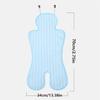 Pram Lining Infants Baby Strollers Cooling Mat Breathable Comfortable Baby Stroller Cushion Solid Color Pram Pad