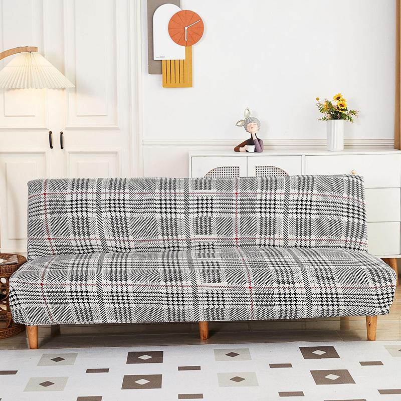 Spandex Sofa Bed Cover Without Armrest Folding Sofa Cover Elastic Couch Cover Sofa Slipcovers for Living Room Modern Home Decor