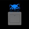 1PC Children's Switch Stickers Luminous Light Stickers Kid Room Decor Fairy Stars Cats PVC Stickers