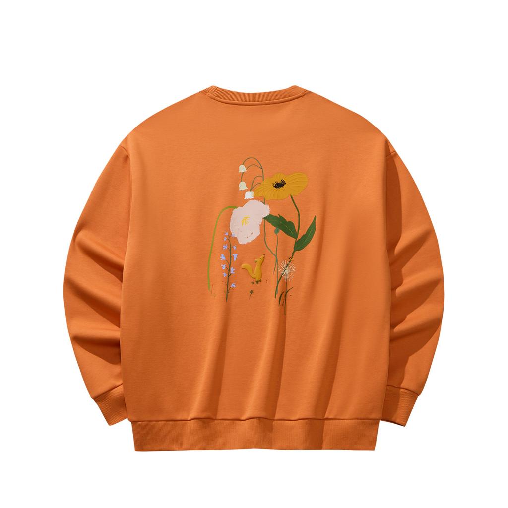 Anta Fox Bo Modna Wszechstronna Campusowa Dojazdy Codzienna Moda Okrągły Dekolt Polar Ciepła Klasyczna Retro Wygodna Bluza Bluza Unisex 972618702-3