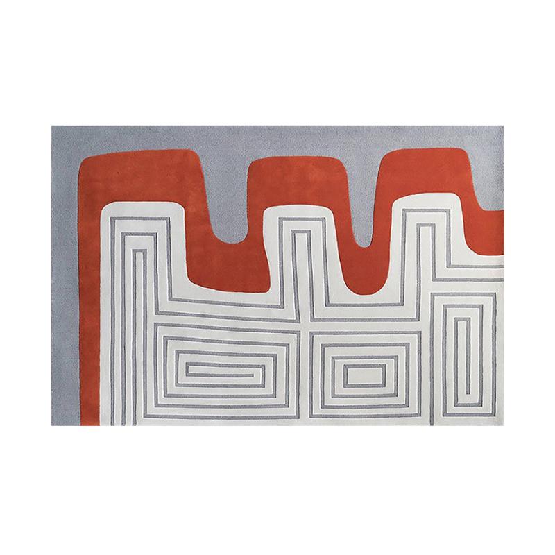 Modern Abstraction Carpets for Living Room Nordic Bedroom Decor Plush Carpet Home Art Floor Mat Large Area Thicken Non-slip Rug