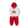 Balabala Kids' New Chinese Style Fleece-Lined Two-Piece Set
