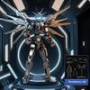 Movable Joints Robot Action Figure with Accessories Magnetic 3D Printed