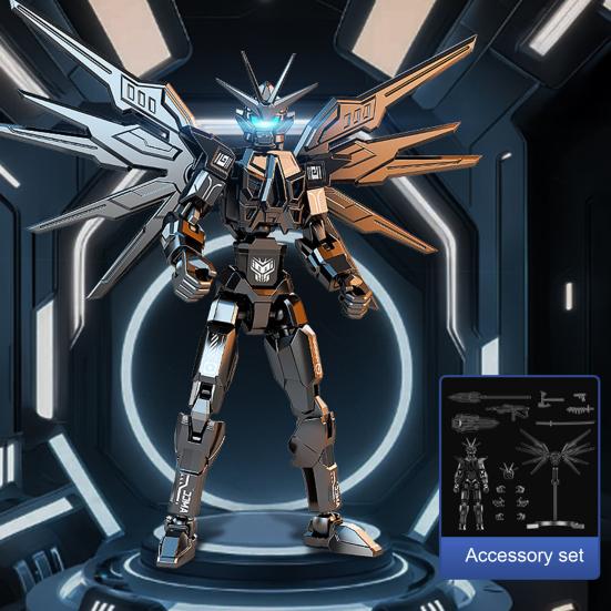 Movable Joints Robot Action Figure with Accessories Magnetic 3D Printed