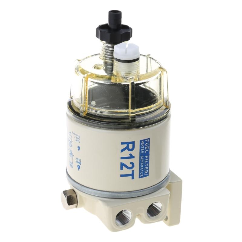 R12T Kraftstoff-/Wasserabscheiderfilter Motor Marine SPIN-ON R12T Filter Ersetzt S3240 120AT NPT ZG1/4-19 Komplette Baugruppe