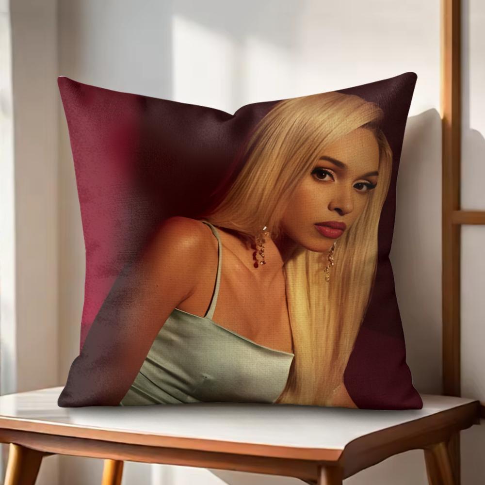 Spain BBad GGyal Cushion Cover Natural Linen Organic Fabric DoubleSided Printing Couch Pillow Covers Home Decor