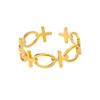 Hollow Jesus Cross Rings For Women Men Stainless Steel Open Finger Ring Party Zircon New Trending Free Shipping