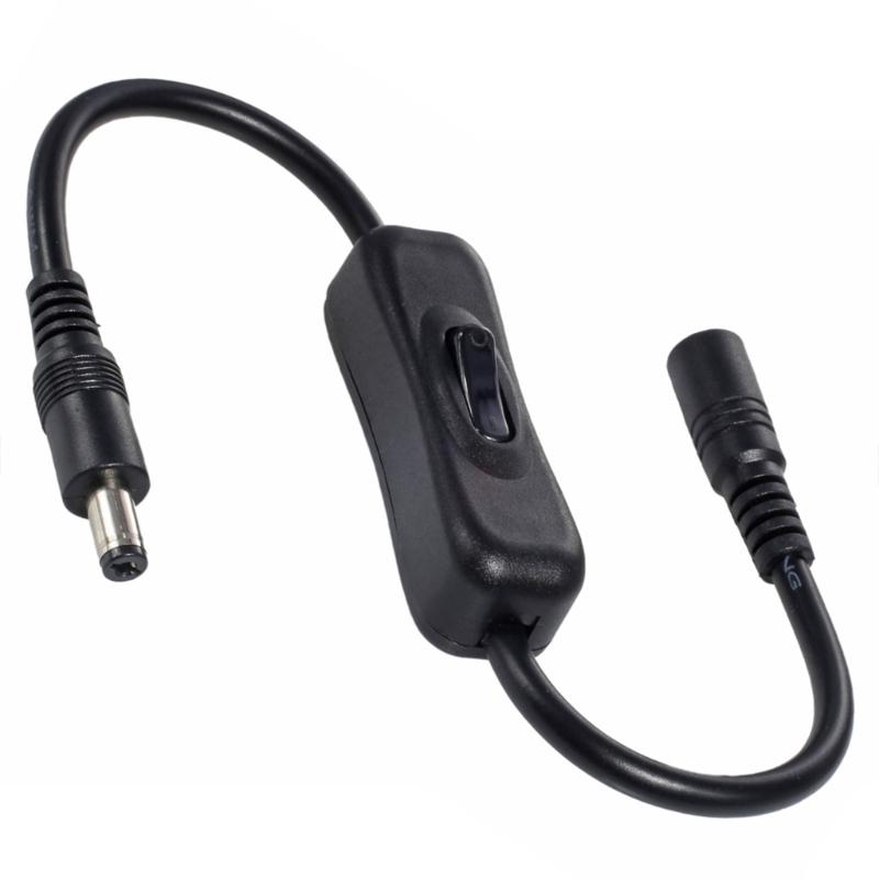 DC Extension Cable Male To Female Power Connector 5.5mmx2.1mm/ 5.5mmx2.5mm Plug Adapter for Routers LED Light Speaker