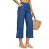 Pantaloni Larghi Casual e alla Moda da Donna con Tasche