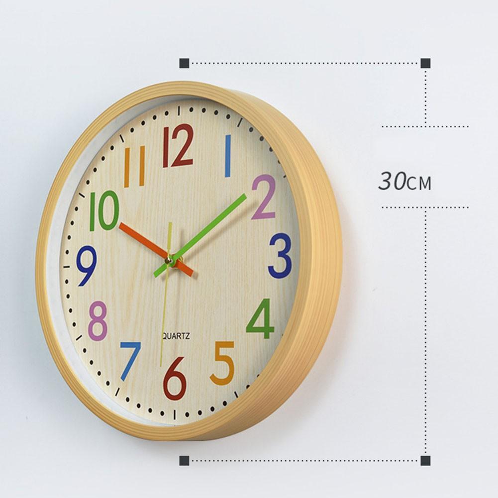 12In Wall Clock Silent 3D Numerals Clock Quartz clock Bedroom Home Office Decor