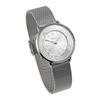 Orologio da polso SEIKO funzione metronomo maglia d'argento.