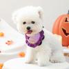 Halloween Pet Collar Handmade Crochet Knitted Cat Dog Collar Cute Adjustable Soft Costume Accessories For Small Dogs Cats