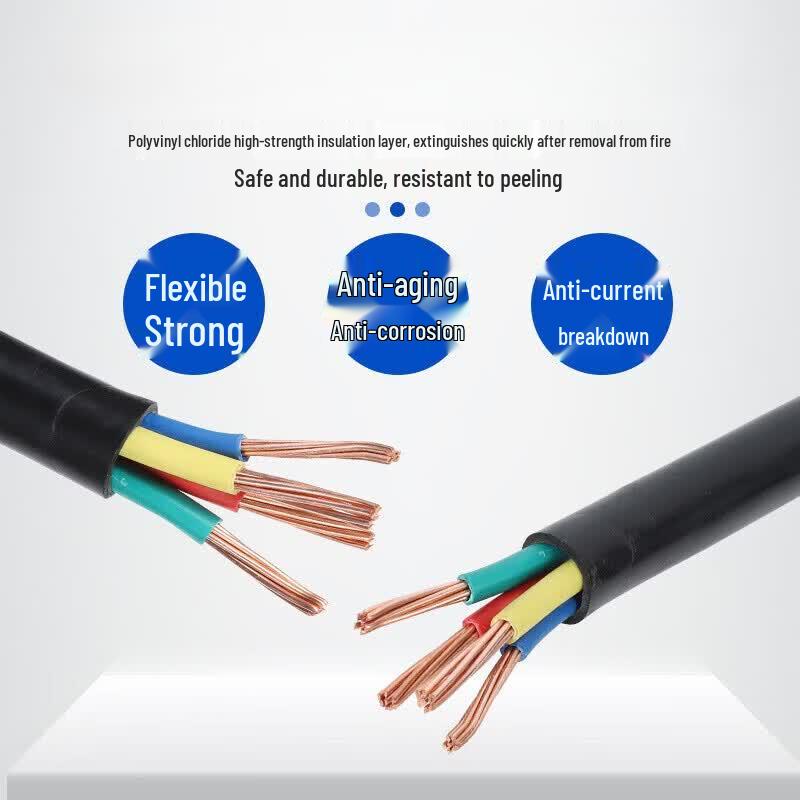 Jingfan National Standard 5-Core 6mm² Sheathed Hard Wire