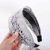 Wash Face Flower Wide Side Korean Style Headband Hair Accessories Women Hairband Lace Hair Hoop