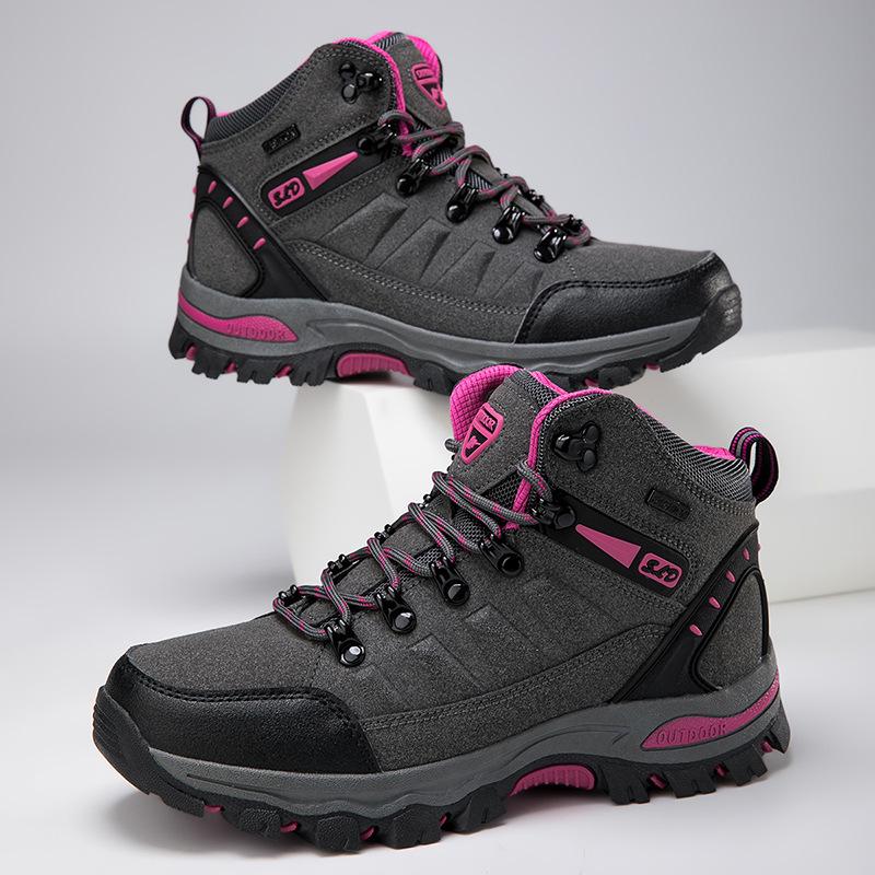 Women's Wear-Resistant High-Top Sports Shoes: Mountaineering, Climbing, Fitness, Plus Size Outdoor Options