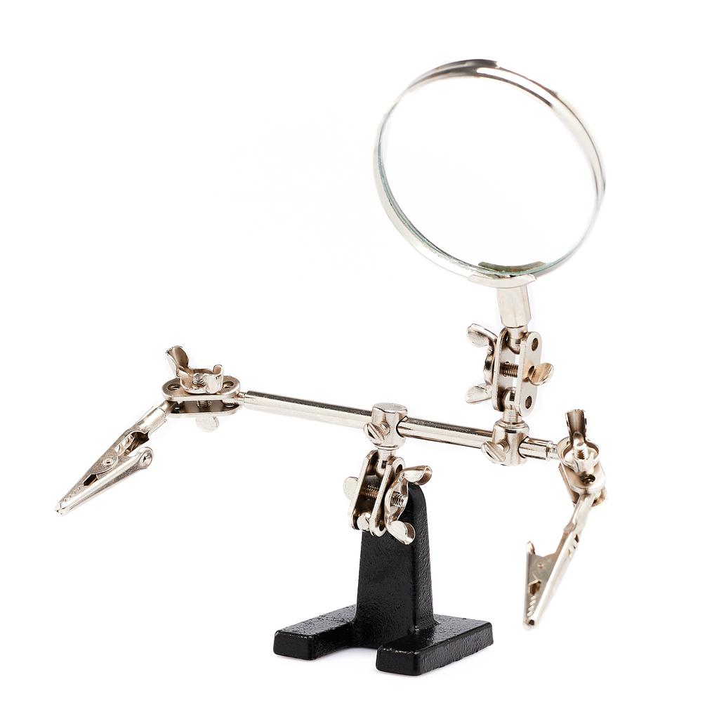 Third Hand - Mounting Bracket (With Magnifying Glass)