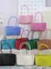 2025 Summer Women's Large Hand-Woven Beach Shoulder Handbag