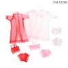 1/6 30CM Lace Underwear Bra Briefs Pajamas Set Dolls Pretend Play Doll Clothes Suit Kid's Doll Decoration Accessories