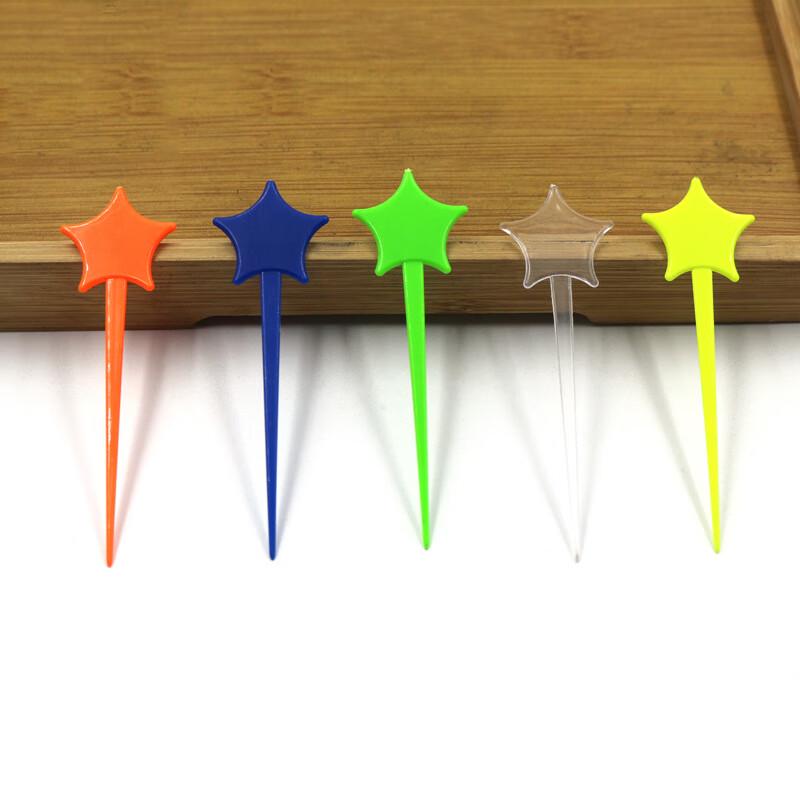 Pabei Einweg-Plastik-Sternfruchtgabeln